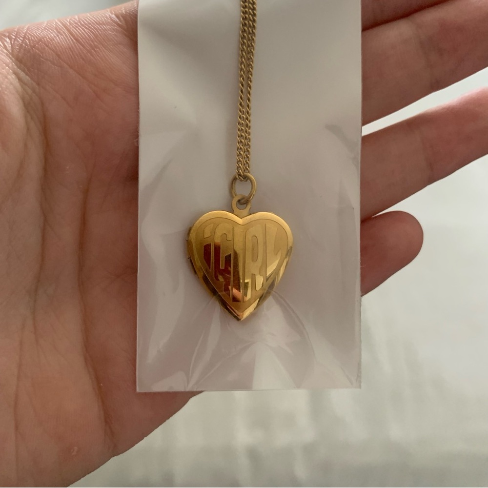 Golden Igirl Locket